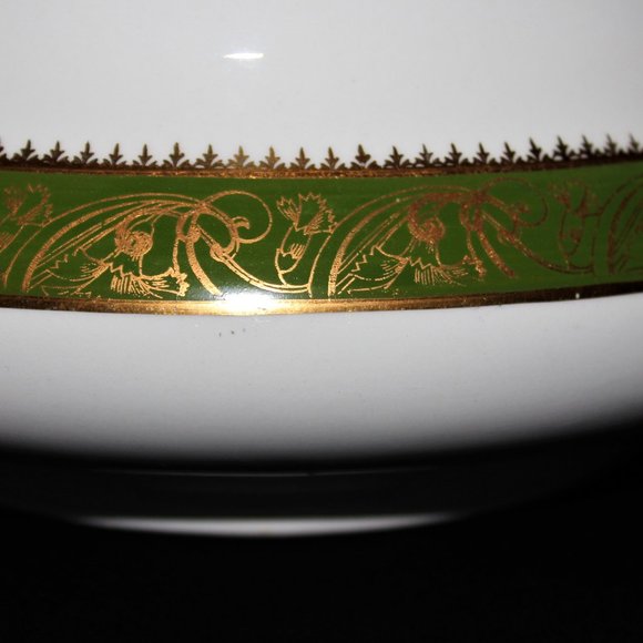 Gorgeous Antique Homer Laughlin Footed Tureen | Genesee Tureen 1914 - Picture 4 of 11